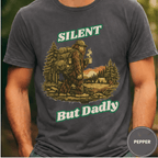 Comfort Colors® Silent But Dadly Tee - Deadpan Outdoors Co.