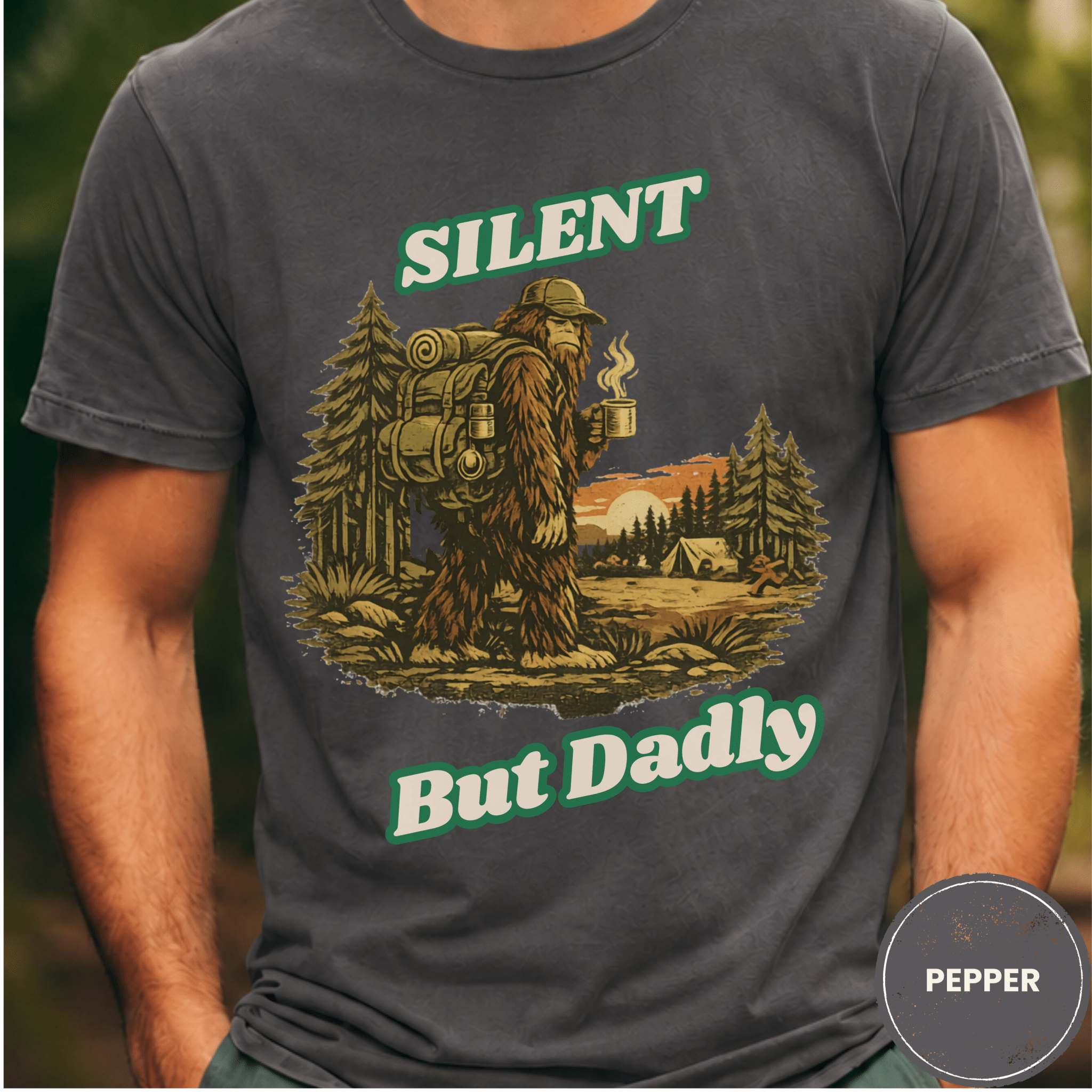 Comfort Colors® Silent But Dadly Tee - Deadpan Outdoors Co.
