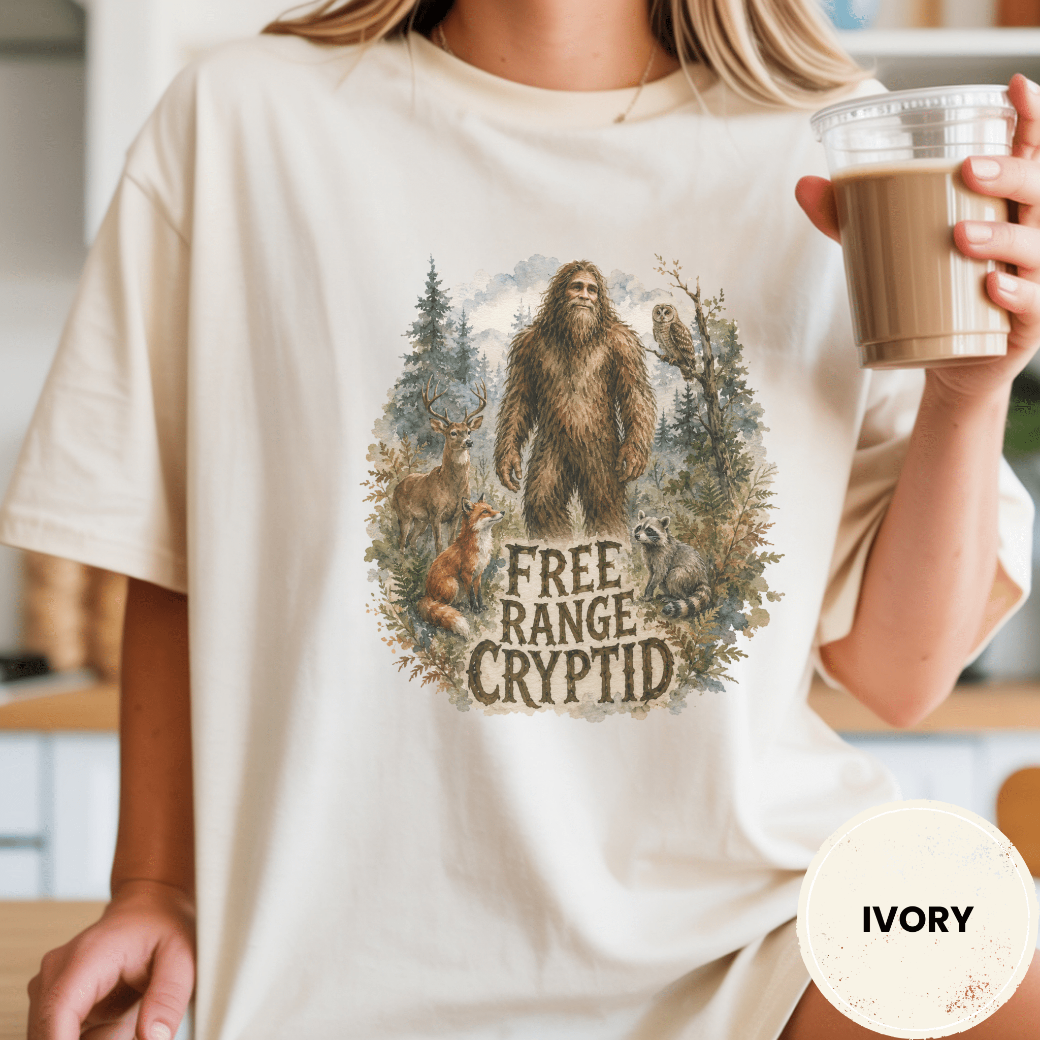 Comfort Colors® Forest and Grind Boho Bigfoot Tee - Deadpan Outdoors Co.