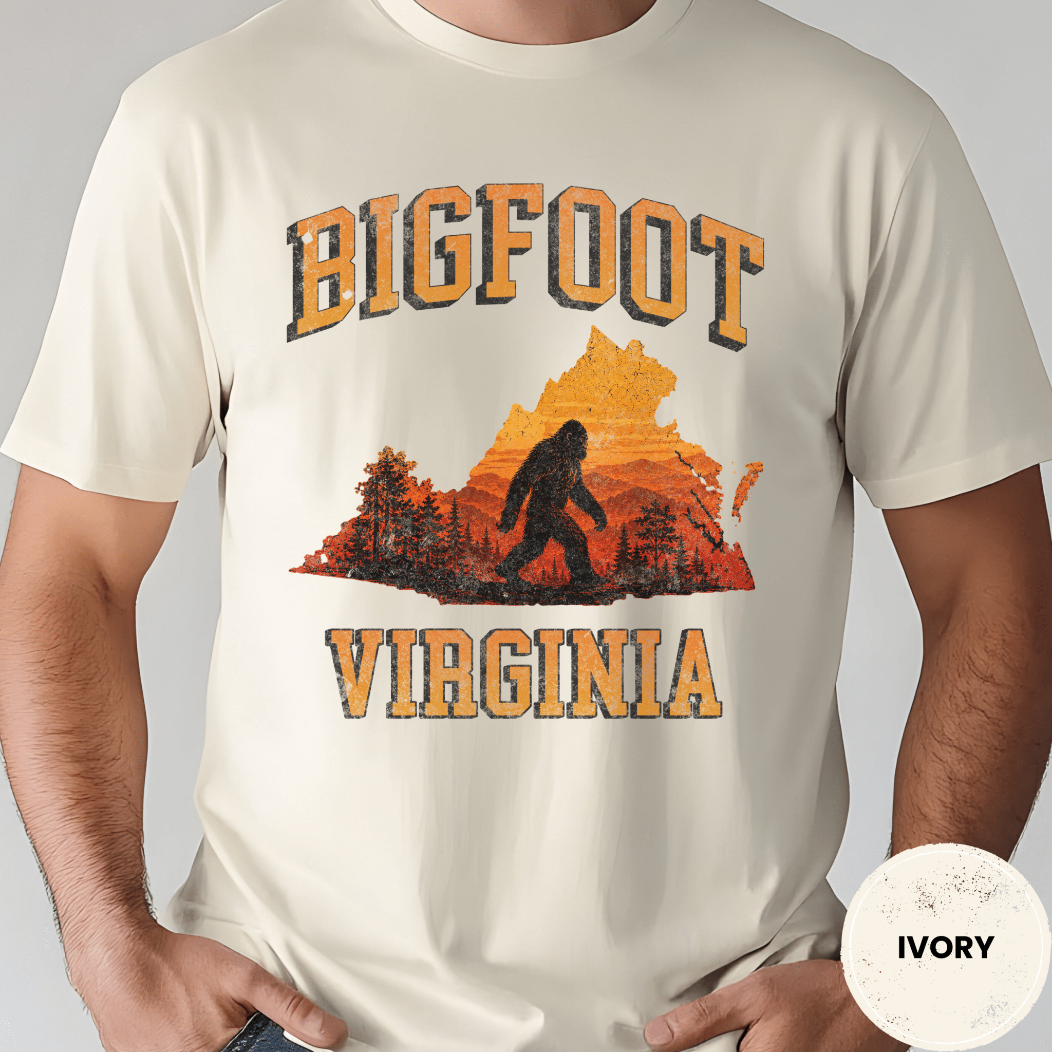 Comfort Colors® Bigfoot Virginia State Tee - Deadpan Outdoors Co.