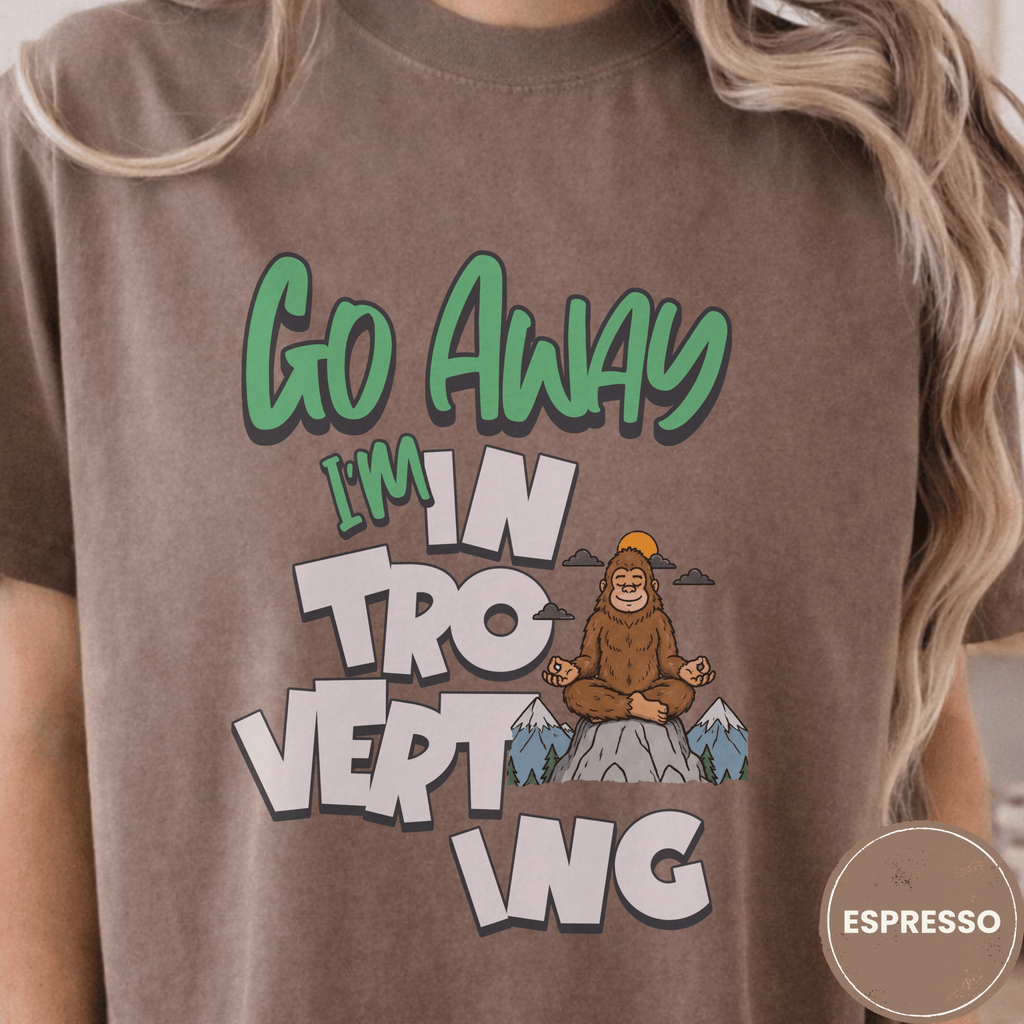 Comfort Colors® Go Away I'm Introverting Tee - Deadpan Outdoors Co.
