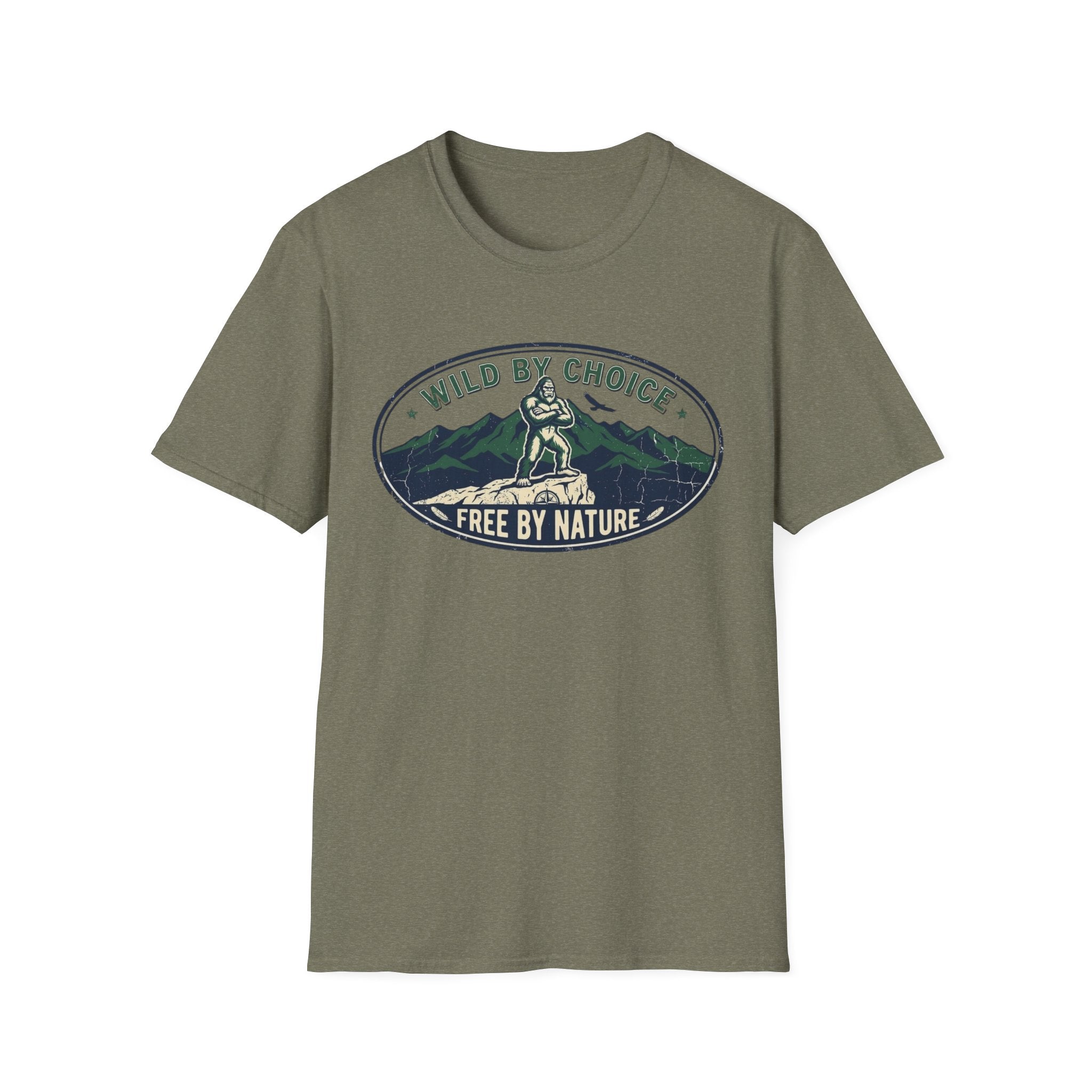 Wild By Choice - Free By Nature T-Shirt - Deadpan Outdoors Co.