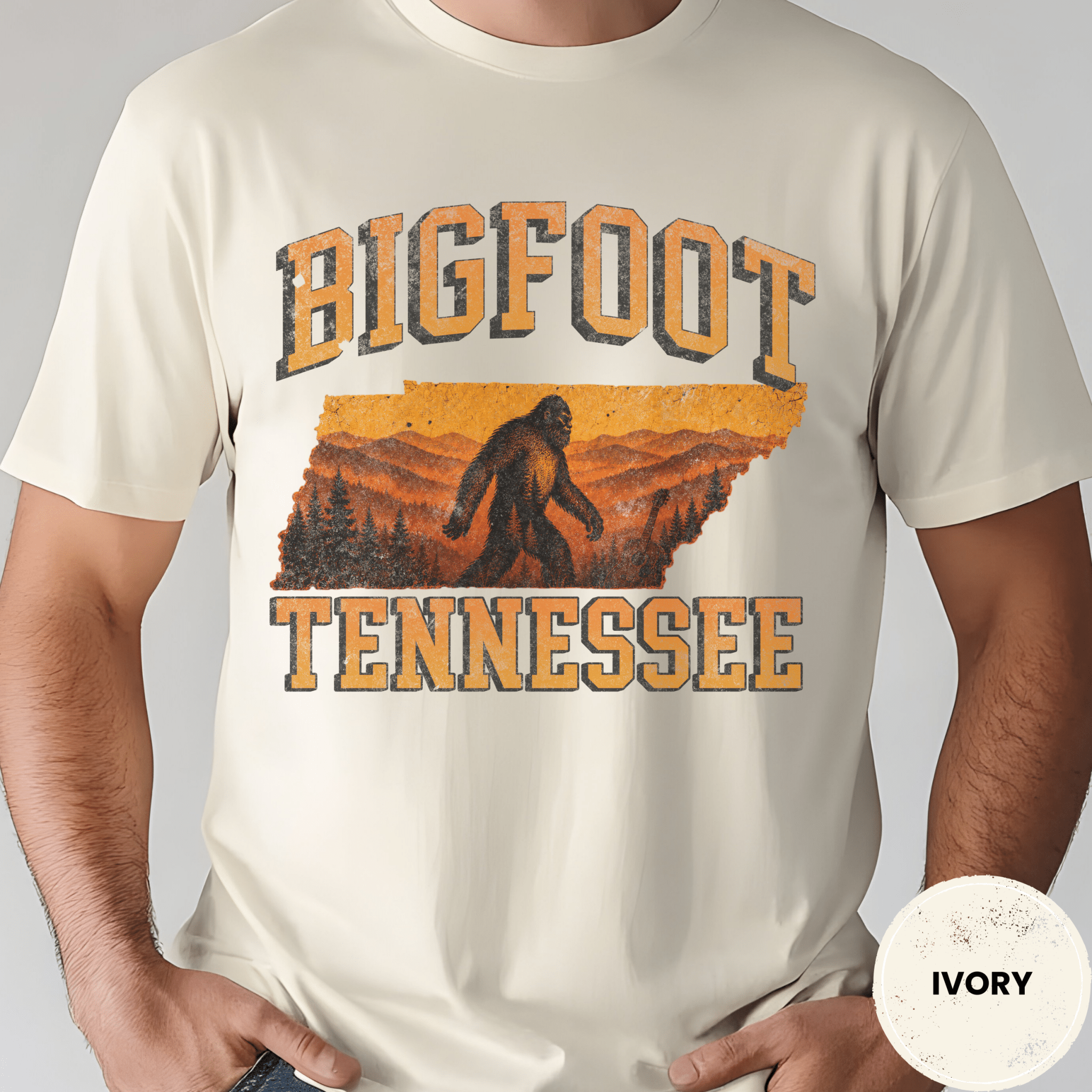 Comfort Colors® Bigfoot Tennessee State Tee - Deadpan Outdoors Co.