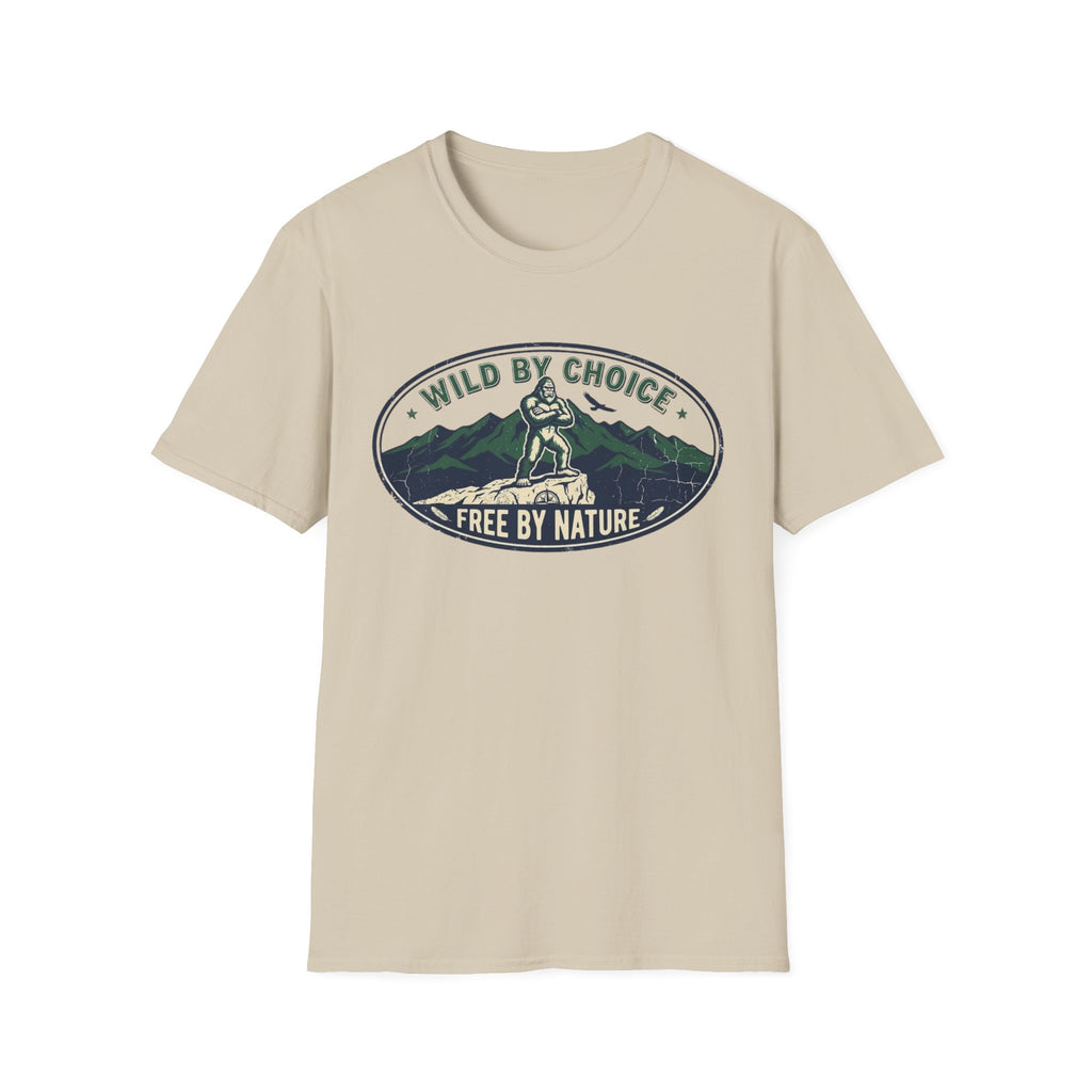 Wild By Choice - Free By Nature T-Shirt - Deadpan Outdoors Co.