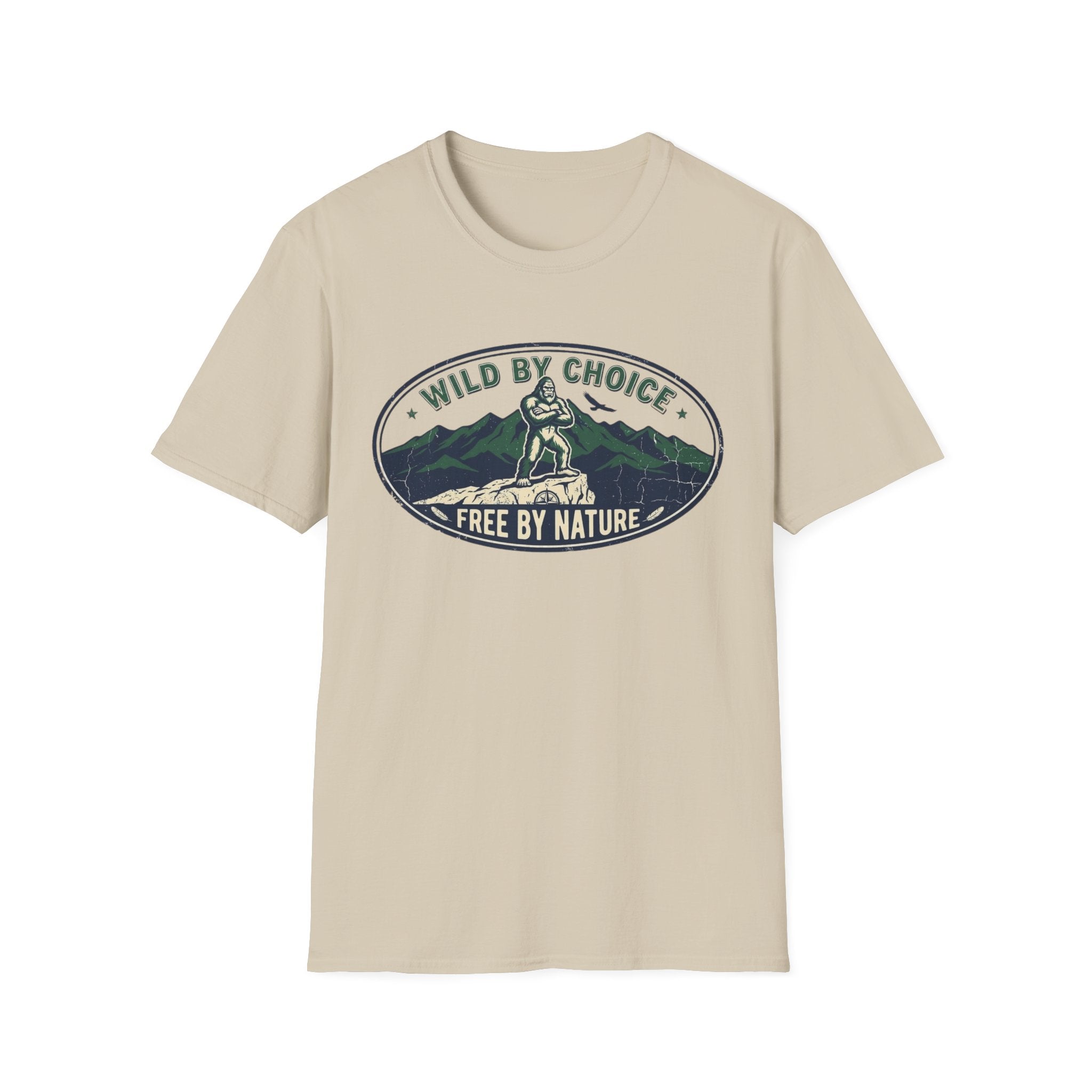 Wild By Choice - Free By Nature T-Shirt - Deadpan Outdoors Co.