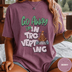Comfort Colors® Go Away I'm Introverting Tee - Deadpan Outdoors Co.