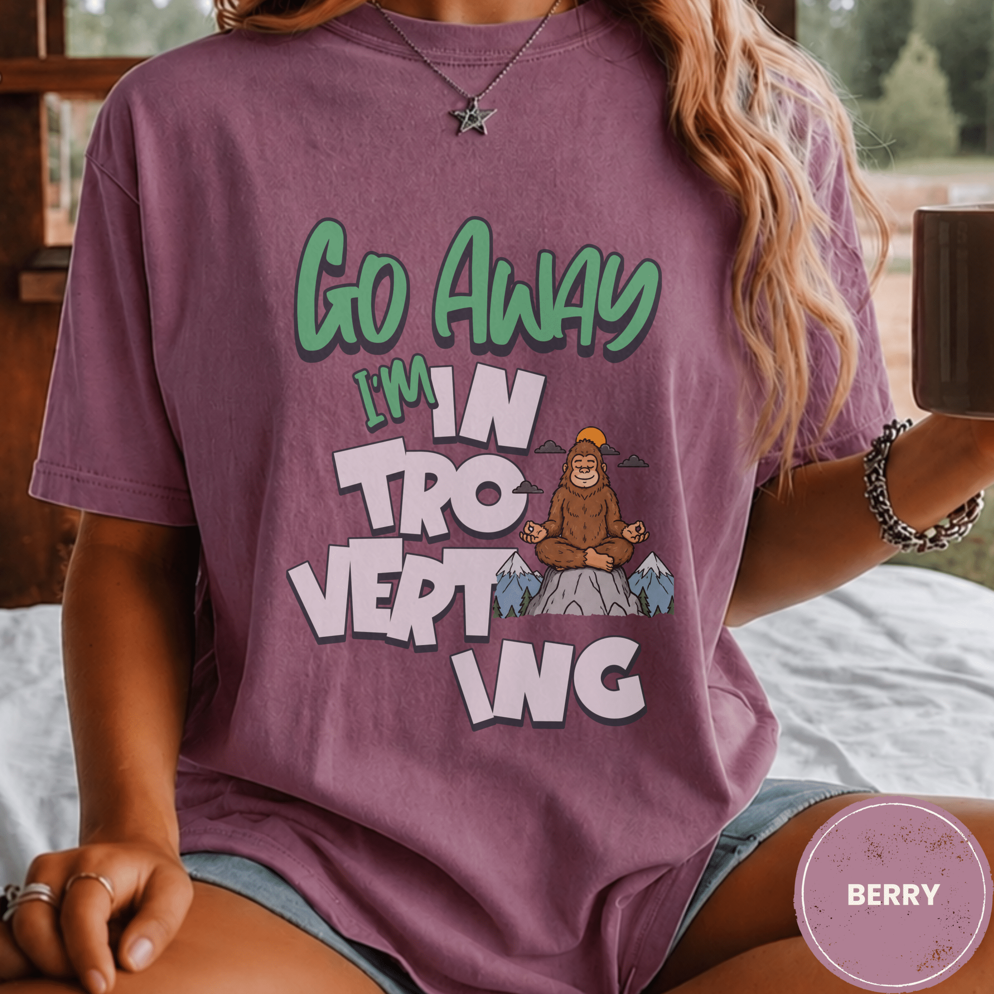 Comfort Colors® Go Away I'm Introverting Tee - Deadpan Outdoors Co.
