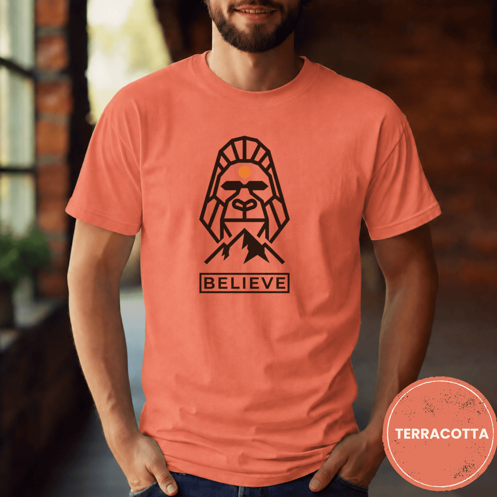 Comfort Colors® Believe Bigfoot Tee - Deadpan Outdoors Co.