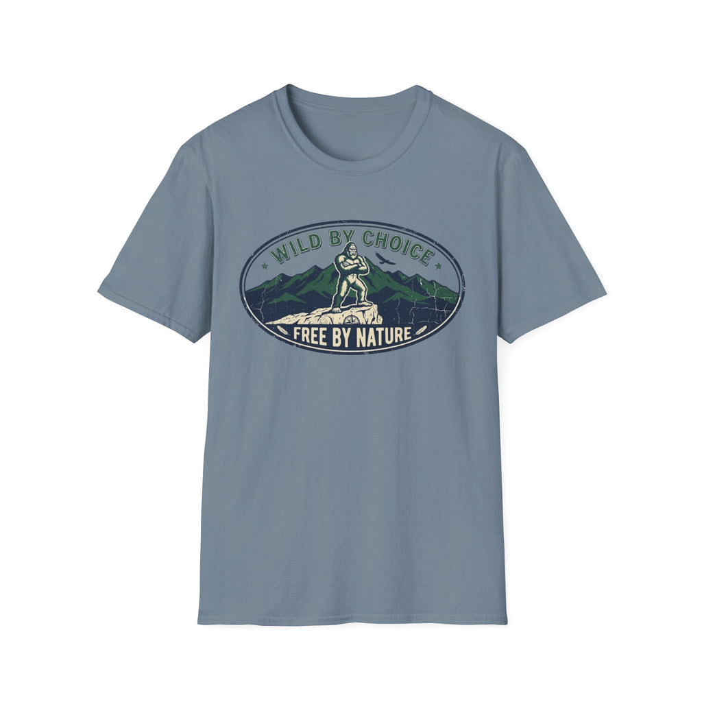 Wild By Choice - Free By Nature T-Shirt - Deadpan Outdoors Co.