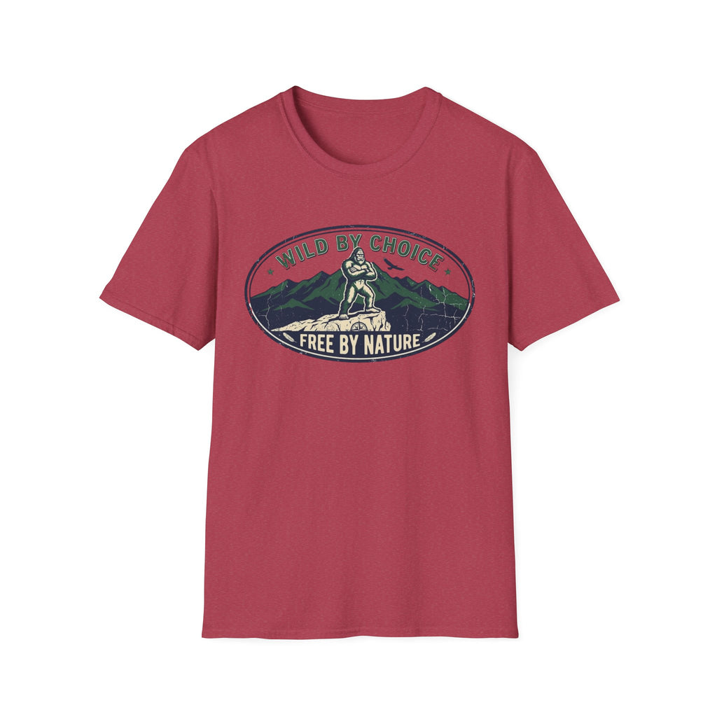 Wild By Choice - Free By Nature T-Shirt - Deadpan Outdoors Co.
