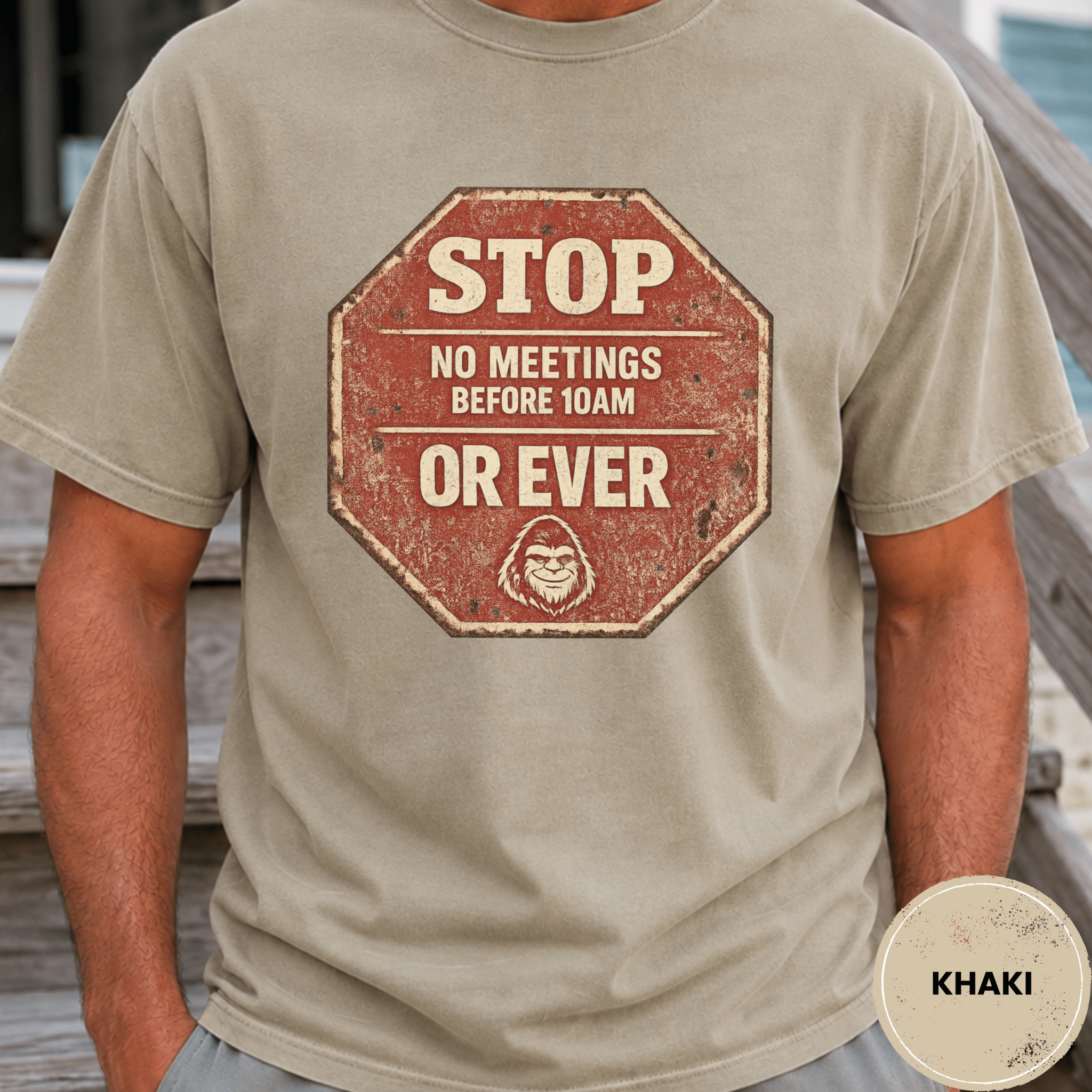 Comfort Colors® No Meetings Before 10AM Or Ever Tee - Deadpan Outdoors Co.