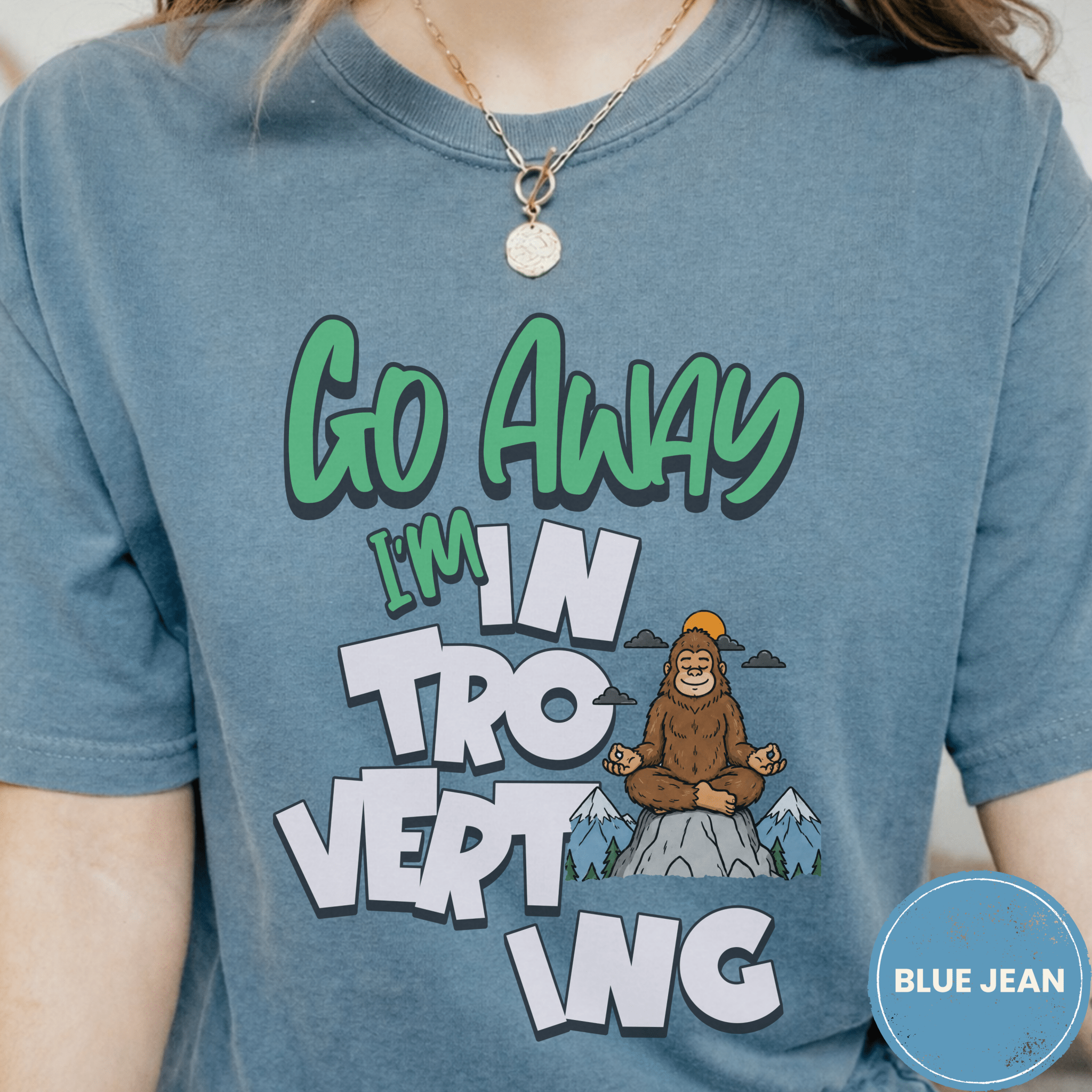 Comfort Colors® Go Away I'm Introverting Tee - Deadpan Outdoors Co.
