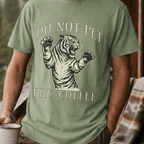 Funny Tiger Coffee Shirt, Do Not Pet Pre Coffee Tee, Sarcastic Coffee Lover Gift, Tiger Lover Shirt, Introvert Coffee Gift for Her