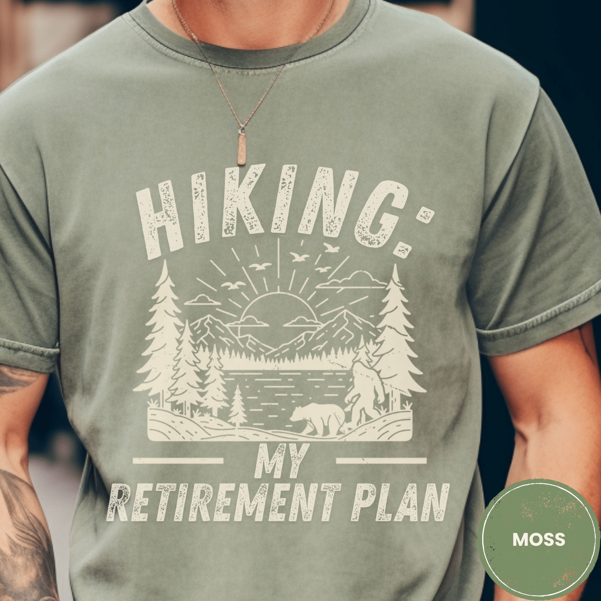 Comfort Colors® Hiking My Retirement Plan Shirt, Funny Hiker Tee, Outdoor Retirement Gift, Nature Lover T-shirt - Deadpan Outdoors Co.