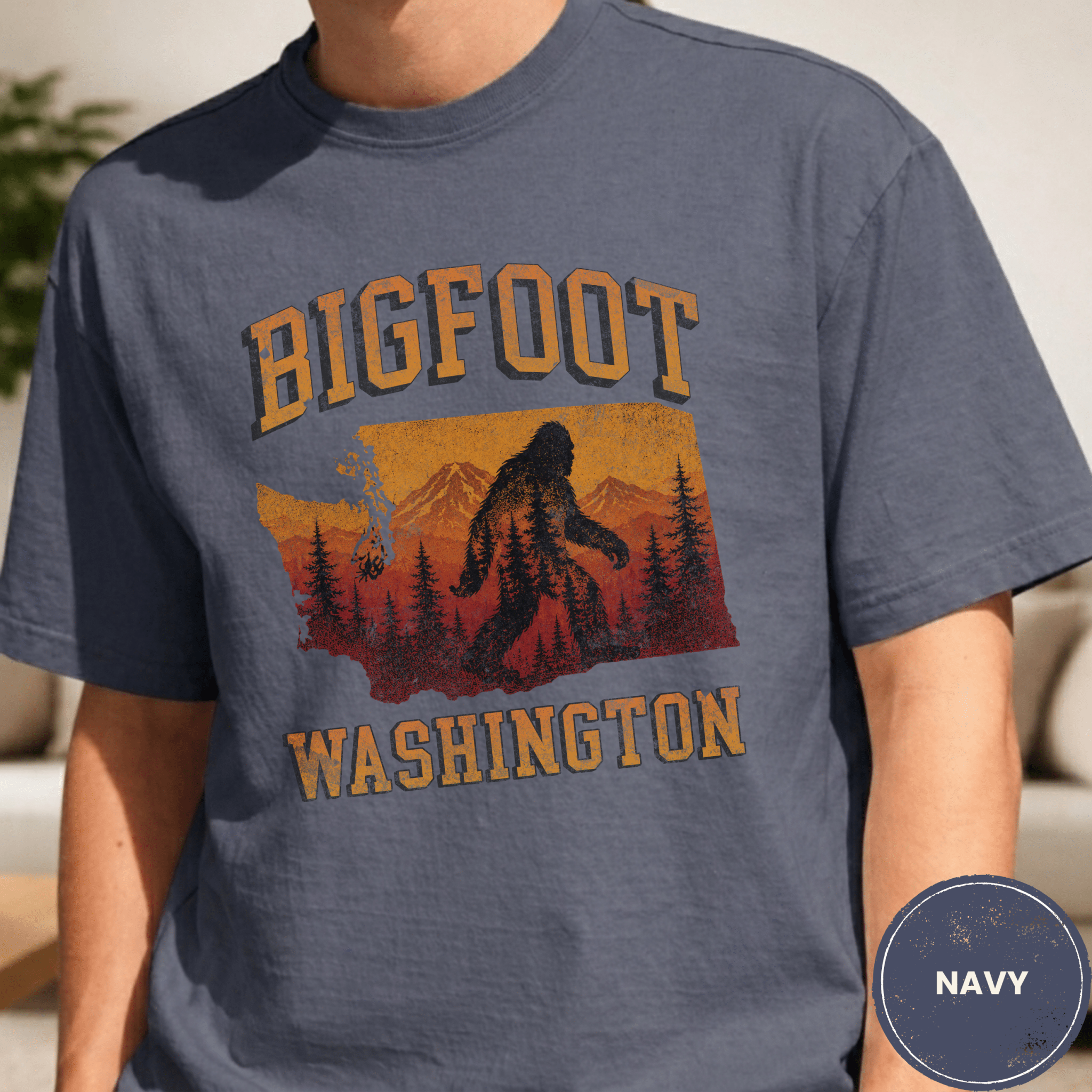 Comfort Colors® Bigfoot Washington State Tee - Deadpan Outdoors Co.