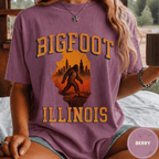 Comfort Colors® Bigfoot Illinois State Tee - Deadpan Outdoors Co.
