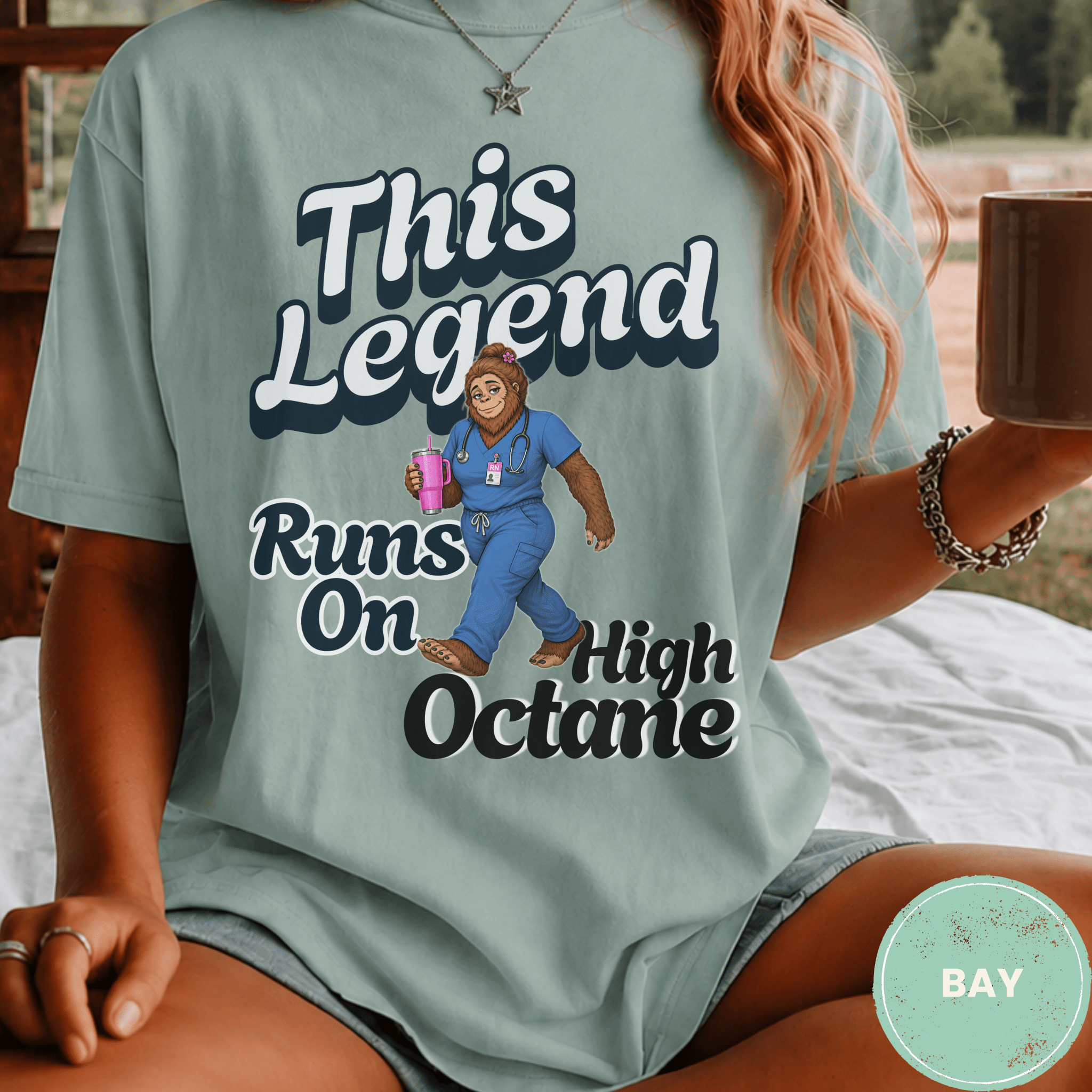 Comfort Colors® This Legend Runs on High Octane Tee - Deadpan Outdoors Co.