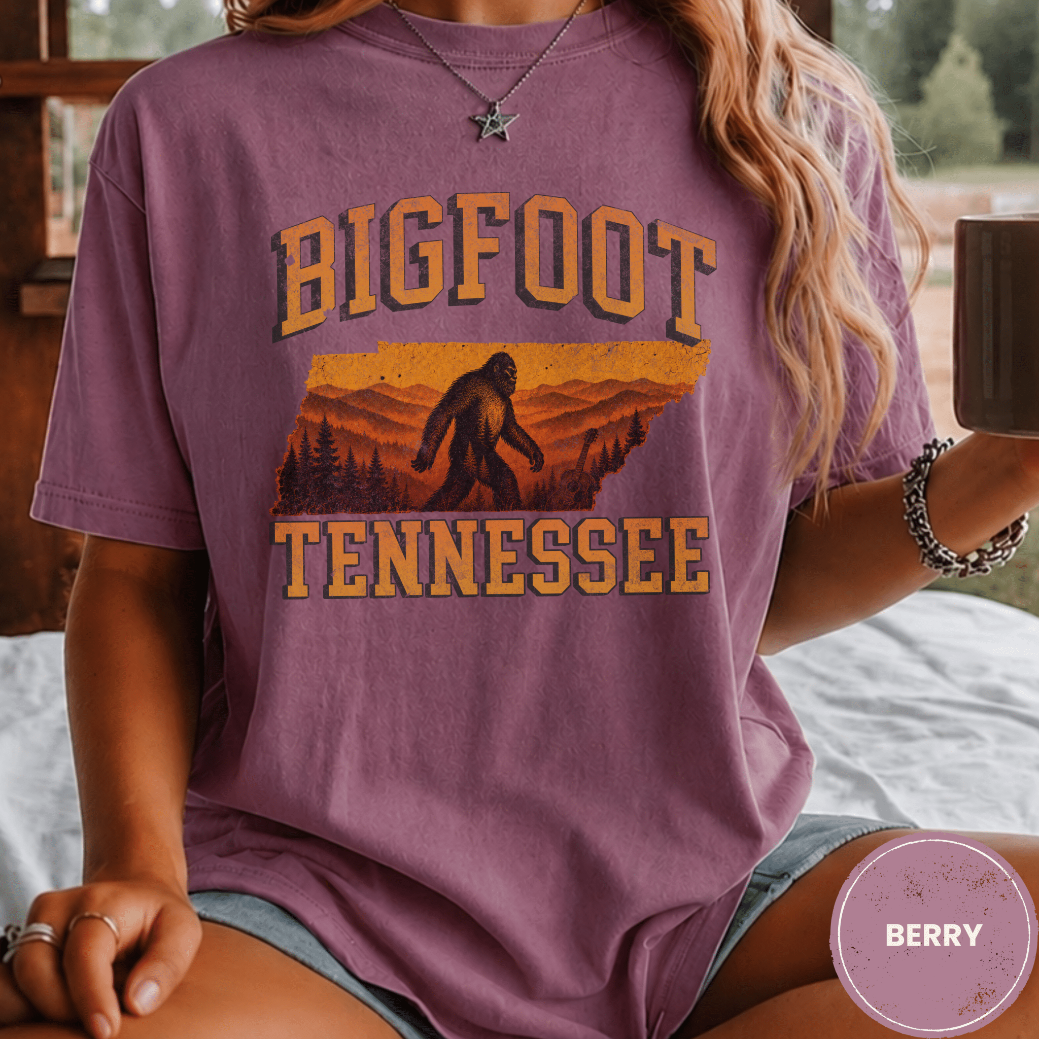 Comfort Colors® Bigfoot Tennessee State Tee - Deadpan Outdoors Co.