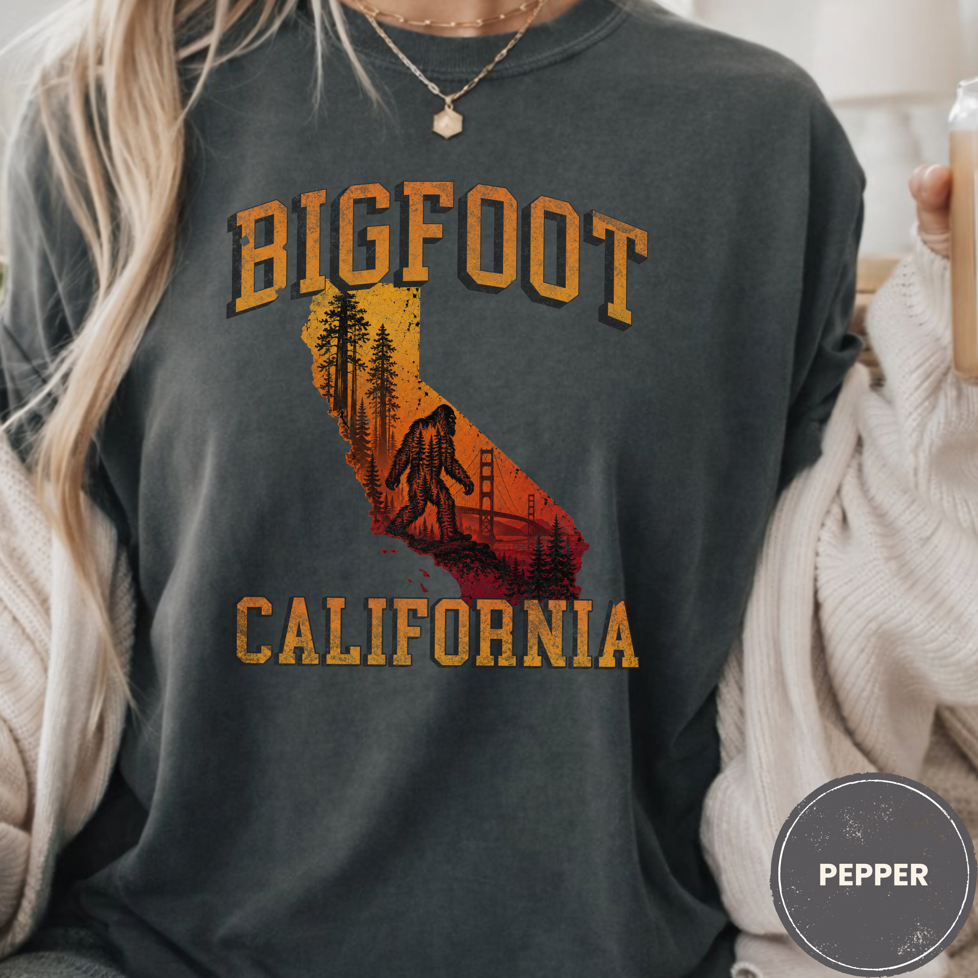 Comfort Colors® Bigfoot California State Tee