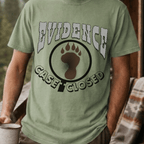 Evidence Case Closed Bigfoot Shirt, Sasquatch Footprint Tee, Funny Cryptid Believer Gift, Bigfoot Proof T-shirt - Deadpan Outdoors Co.