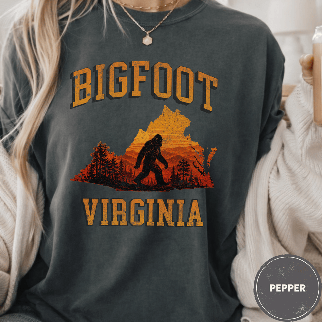 Comfort Colors® Bigfoot Virginia State Tee - Deadpan Outdoors Co.
