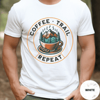 Comfort Colors® Coffee Trail Repeat Tee - Deadpan Outdoors Co.