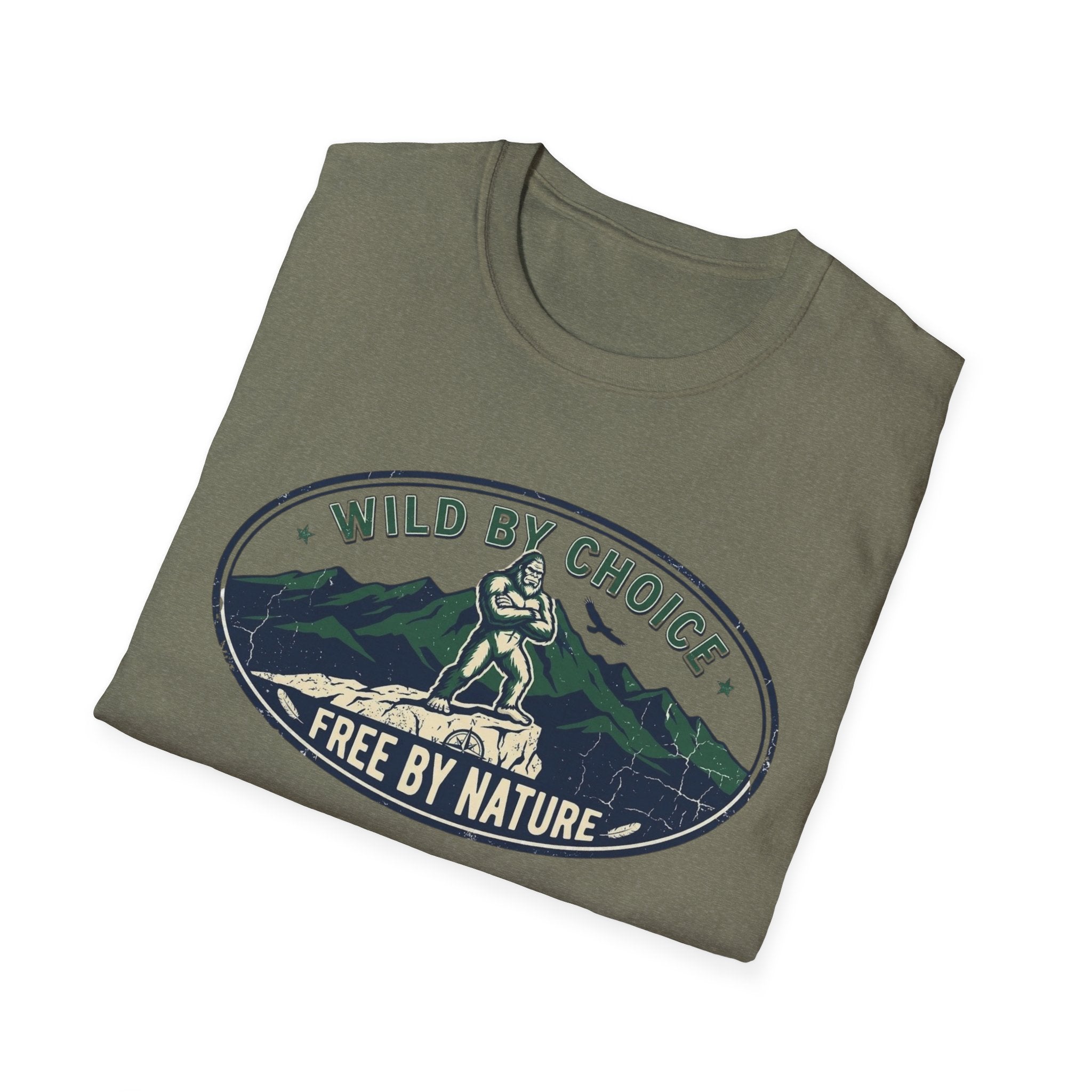 Wild By Choice - Free By Nature T-Shirt - Deadpan Outdoors Co.