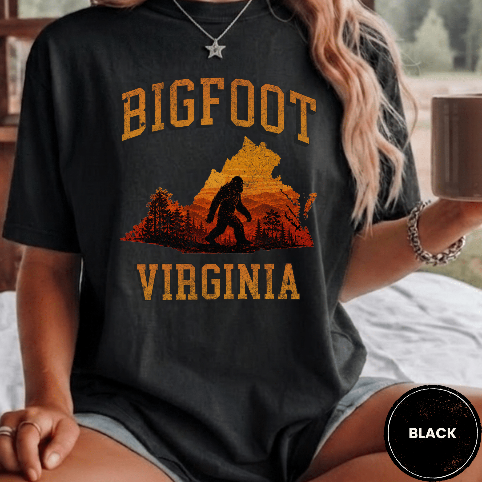 Comfort Colors® Bigfoot Virginia State Tee - Deadpan Outdoors Co.