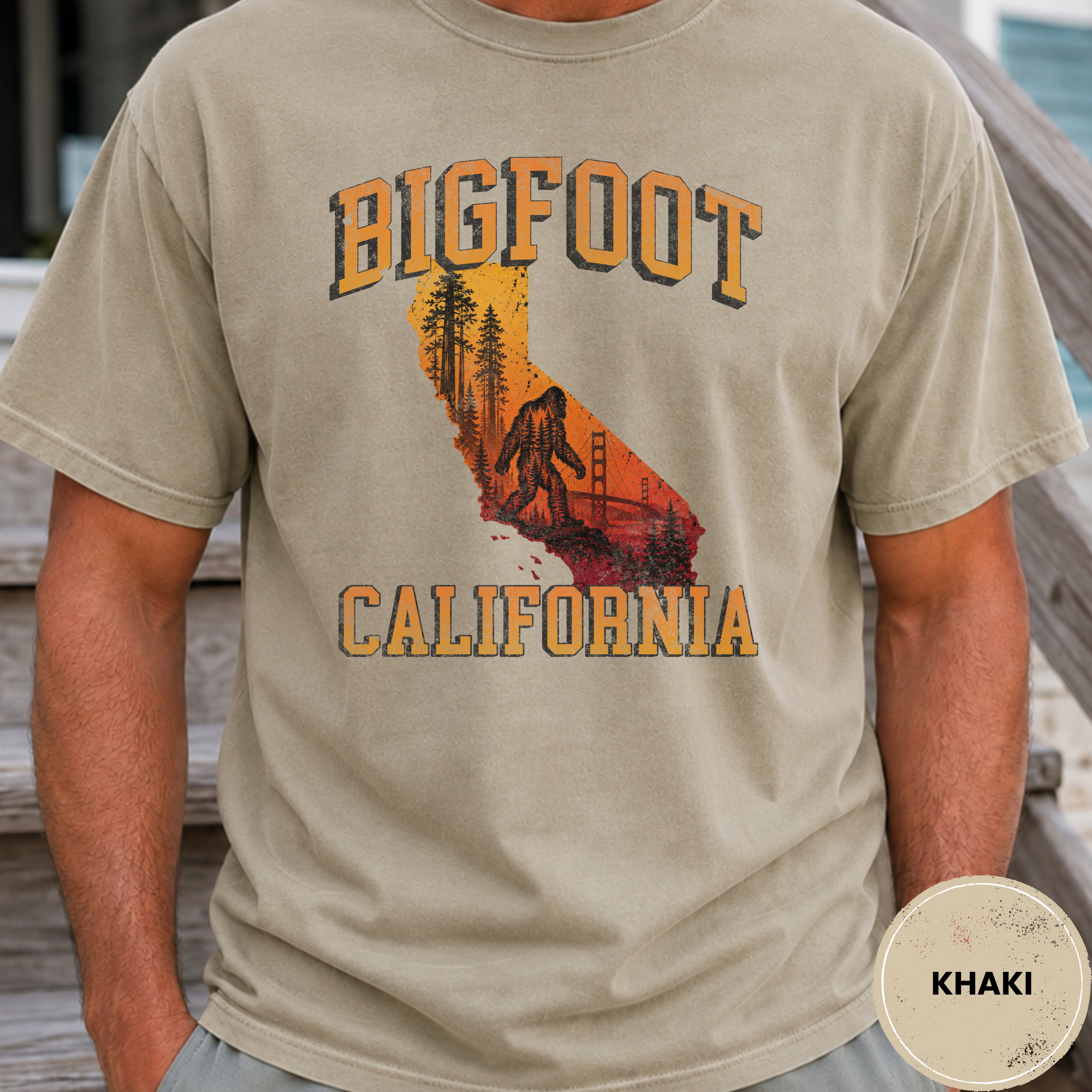 Comfort Colors® Bigfoot California State Tee