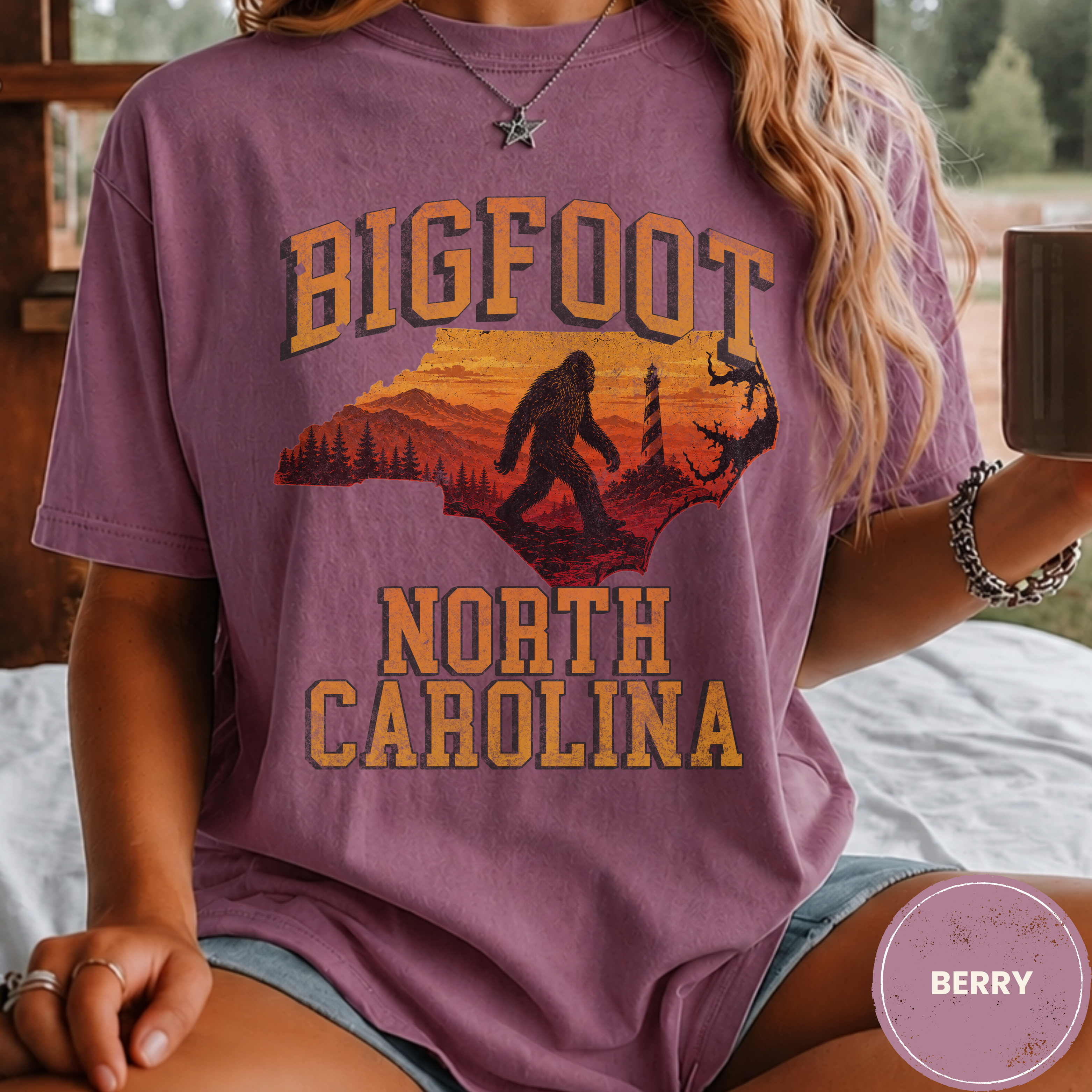 Comfort Colors® Bigfoot North Carolina Tee