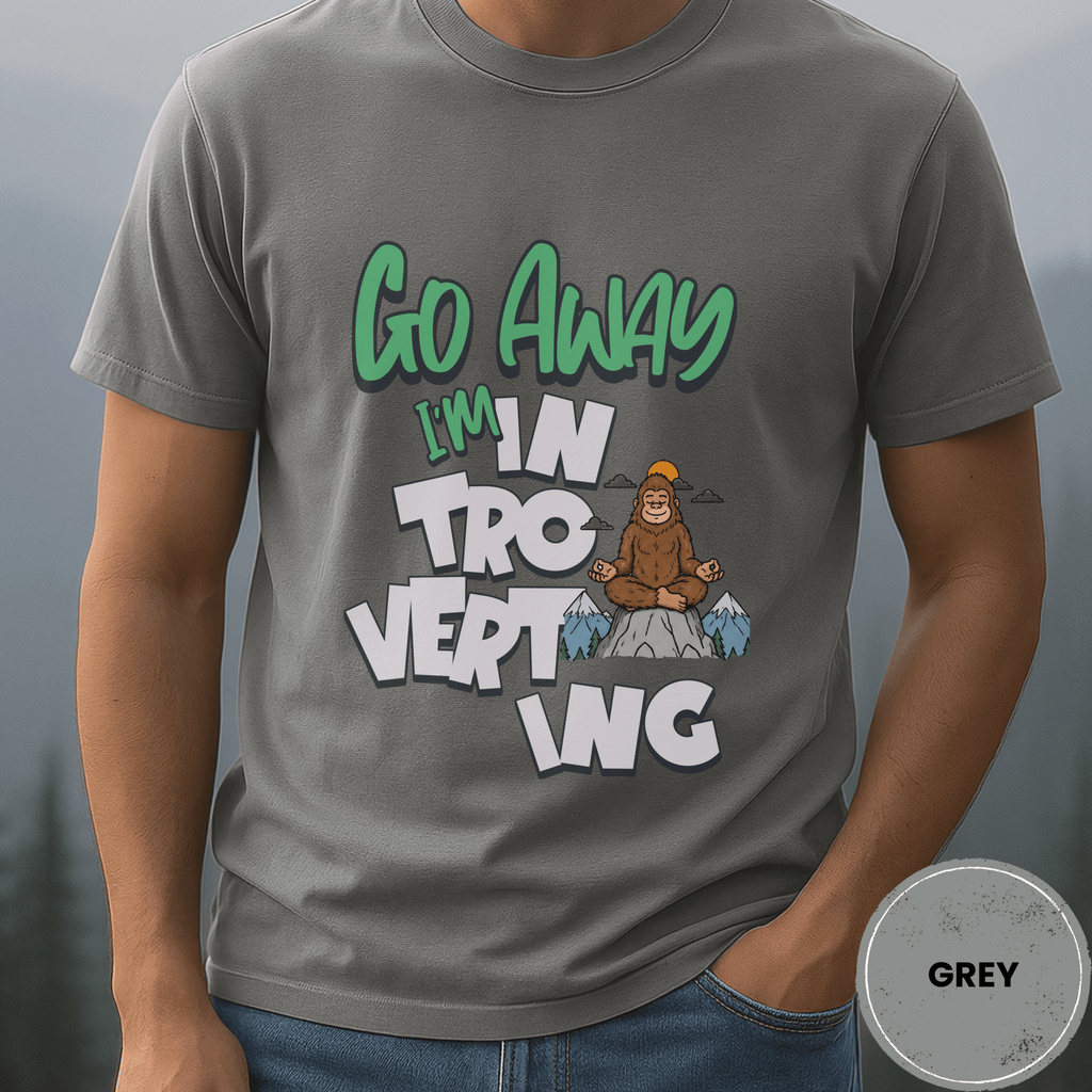 Comfort Colors® Go Away I'm Introverting Tee - Deadpan Outdoors Co.