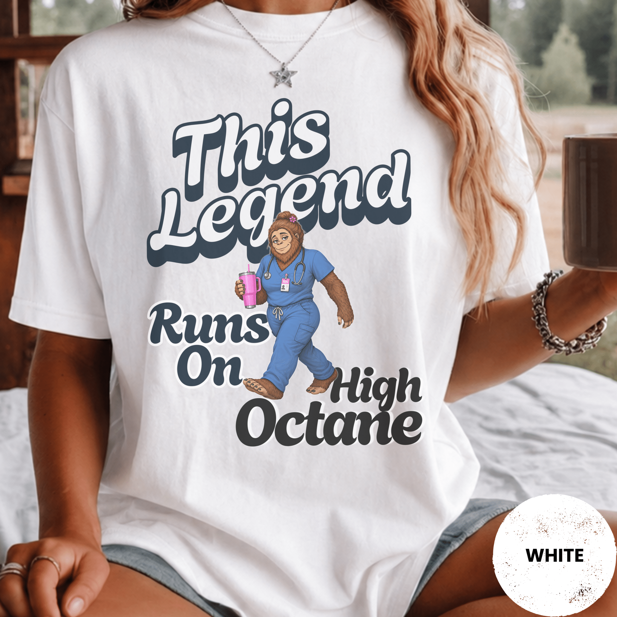Comfort Colors® This Legend Runs on High Octane Tee - Deadpan Outdoors Co.