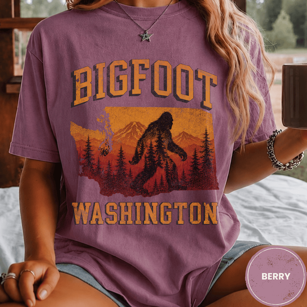 Comfort Colors® Bigfoot Washington State Tee - Deadpan Outdoors Co.