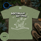 Comfort Colors® Socially Retired Effective Immediately Tee - Deadpan Outdoors Co.
