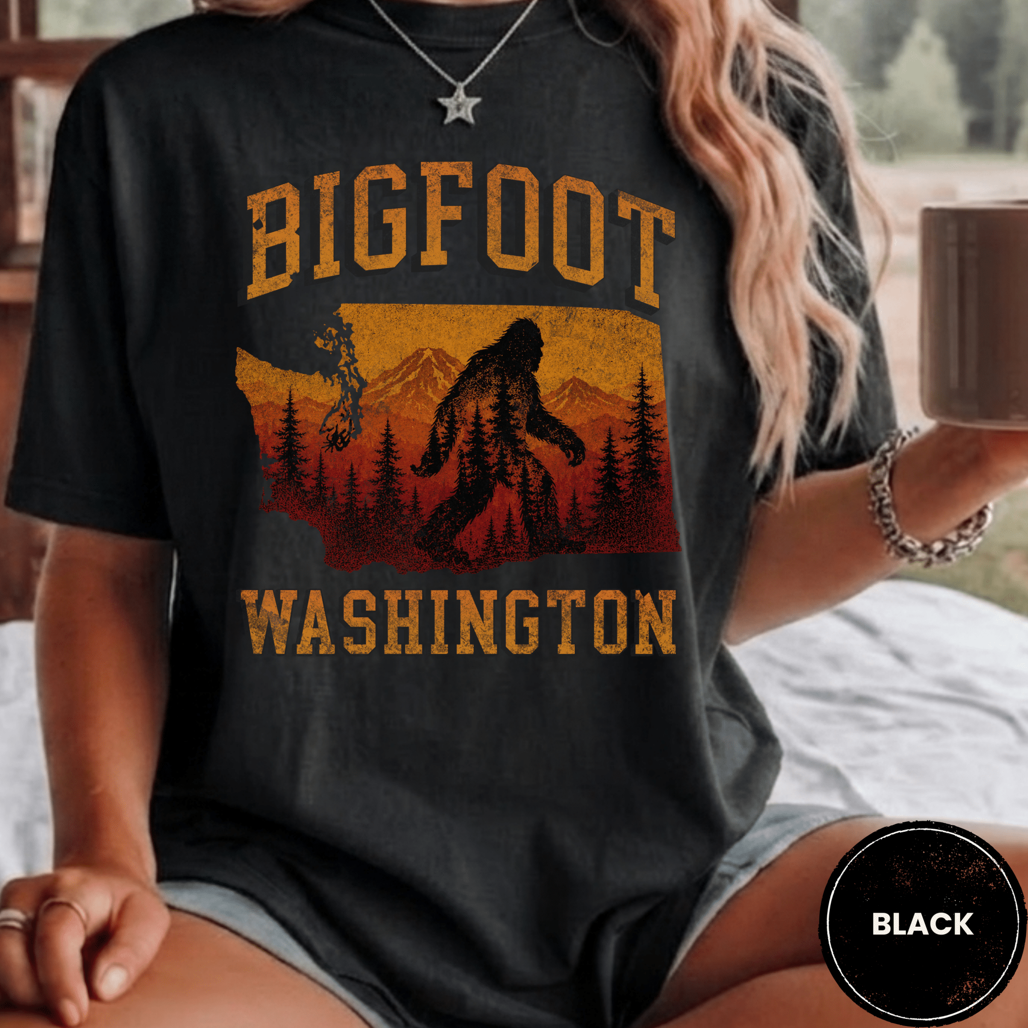 Comfort Colors® Bigfoot Washington State Tee - Deadpan Outdoors Co.