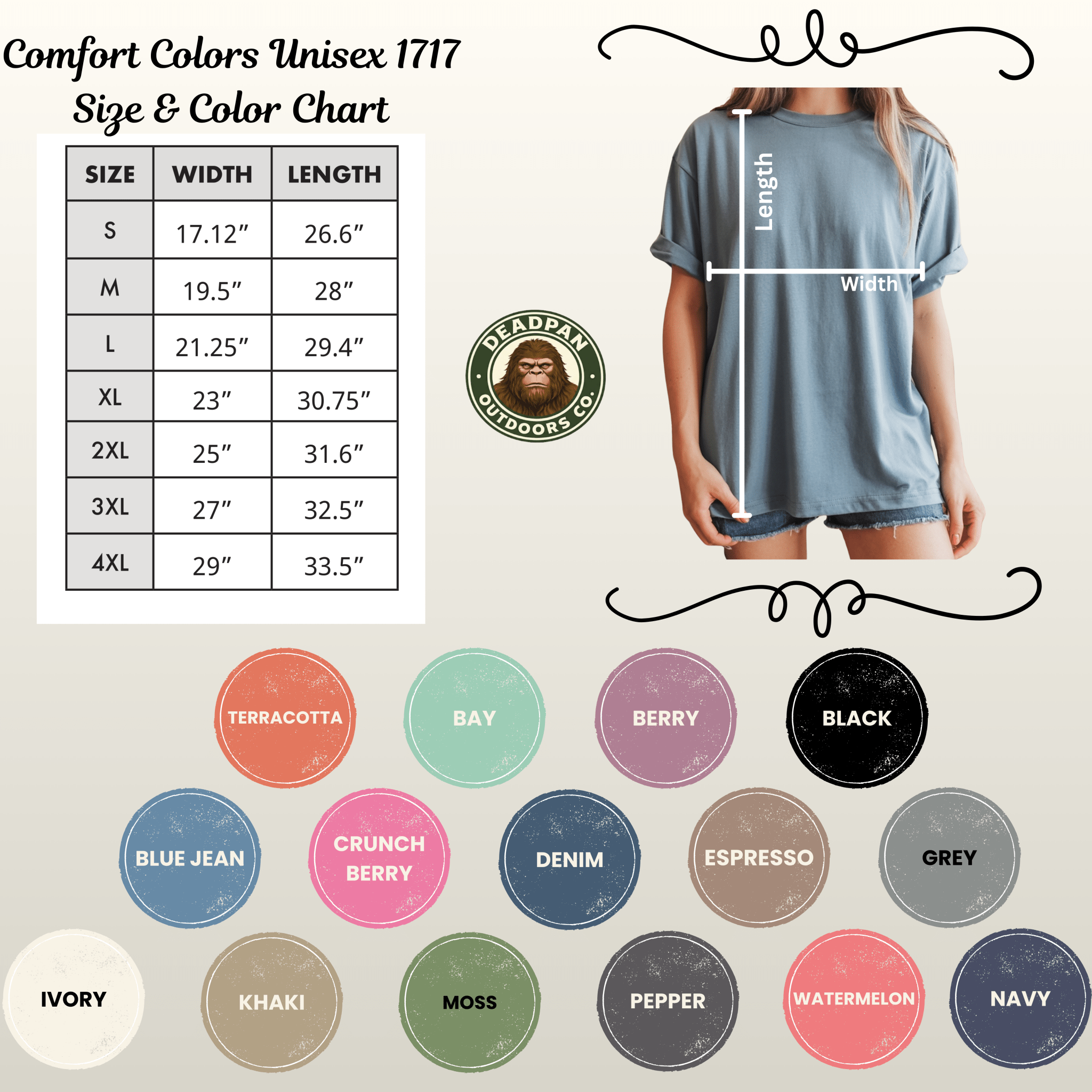 Comfort Colors® Bigfoot Texas State Tee - Deadpan Outdoors Co.