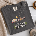 Comfort Colors® Trailer Plus Cowboy Boots Equals One Happy Camper Tee - Deadpan Outdoors Co.