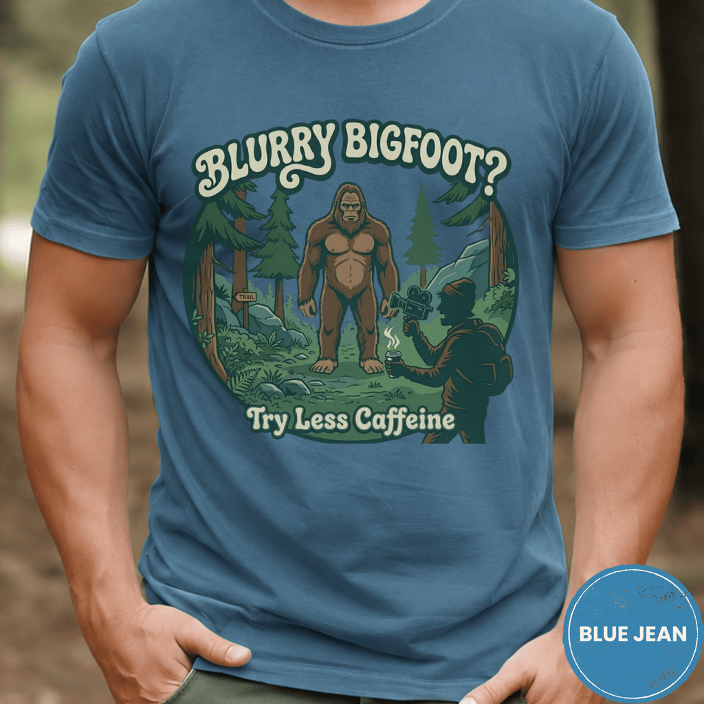 Comfort Colors® Blurry Bigfoot? T-Shirt - Deadpan Outdoors Co.