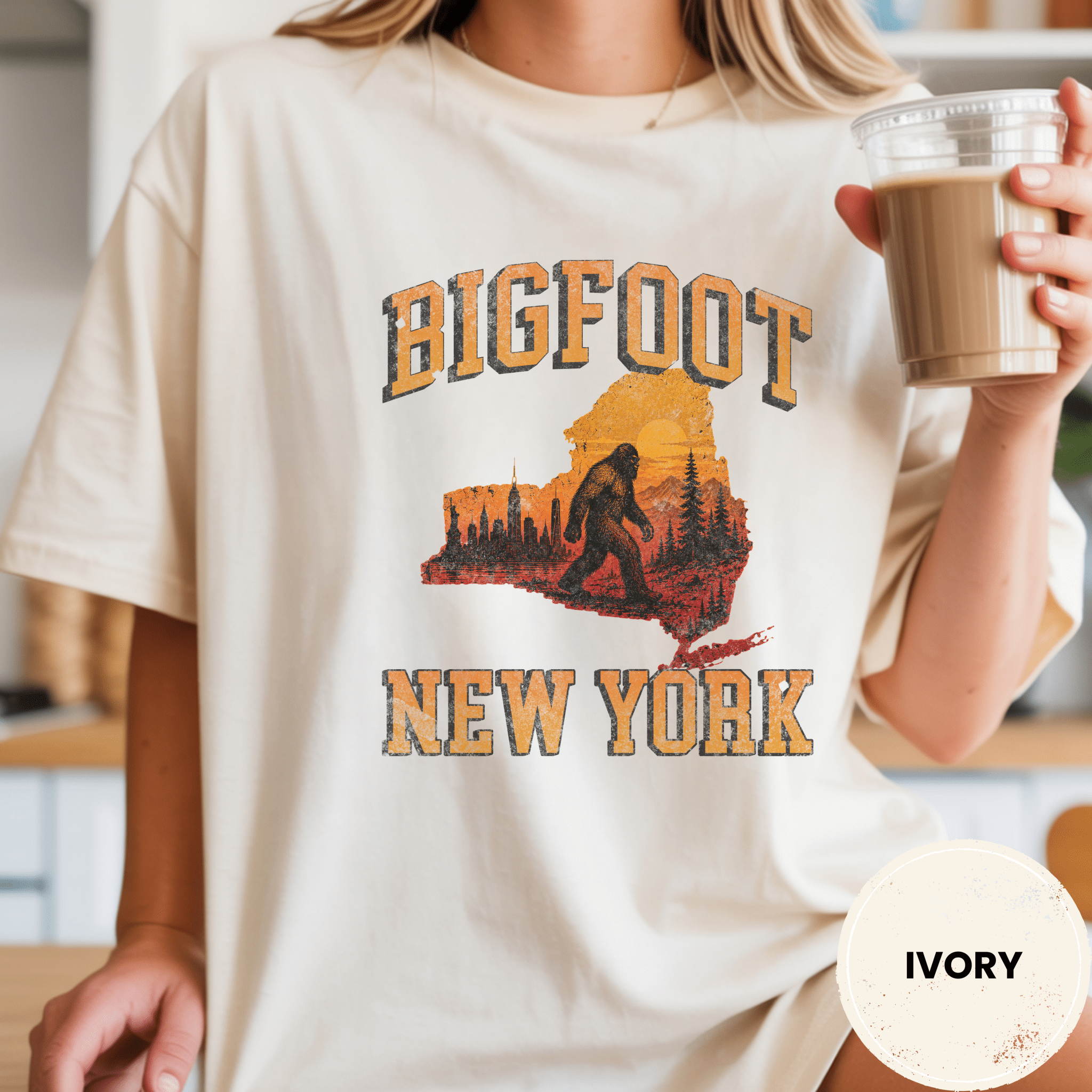 Comfort Colors® Bigfoot New York State Tee - Deadpan Outdoors Co.