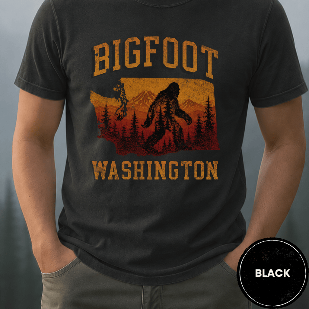 Comfort Colors® Bigfoot Washington State Tee - Deadpan Outdoors Co.