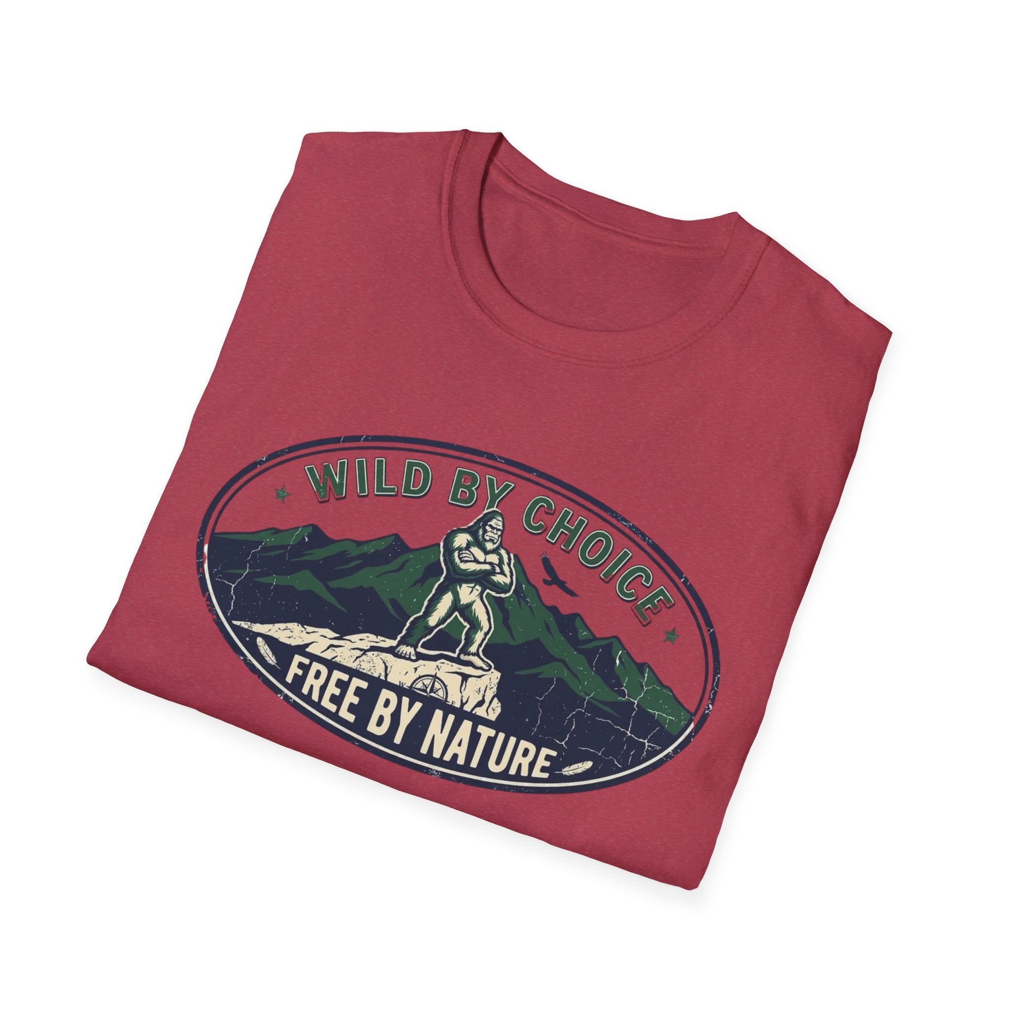 Wild By Choice - Free By Nature T-Shirt - Deadpan Outdoors Co.