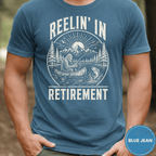 Comfort Colors® Reelin' In Retirement Shirt, Funny Fishing Retiree Tee, Retired Fisher Gift, Fishing Retirement T-Shirt - Deadpan Outdoors Co.