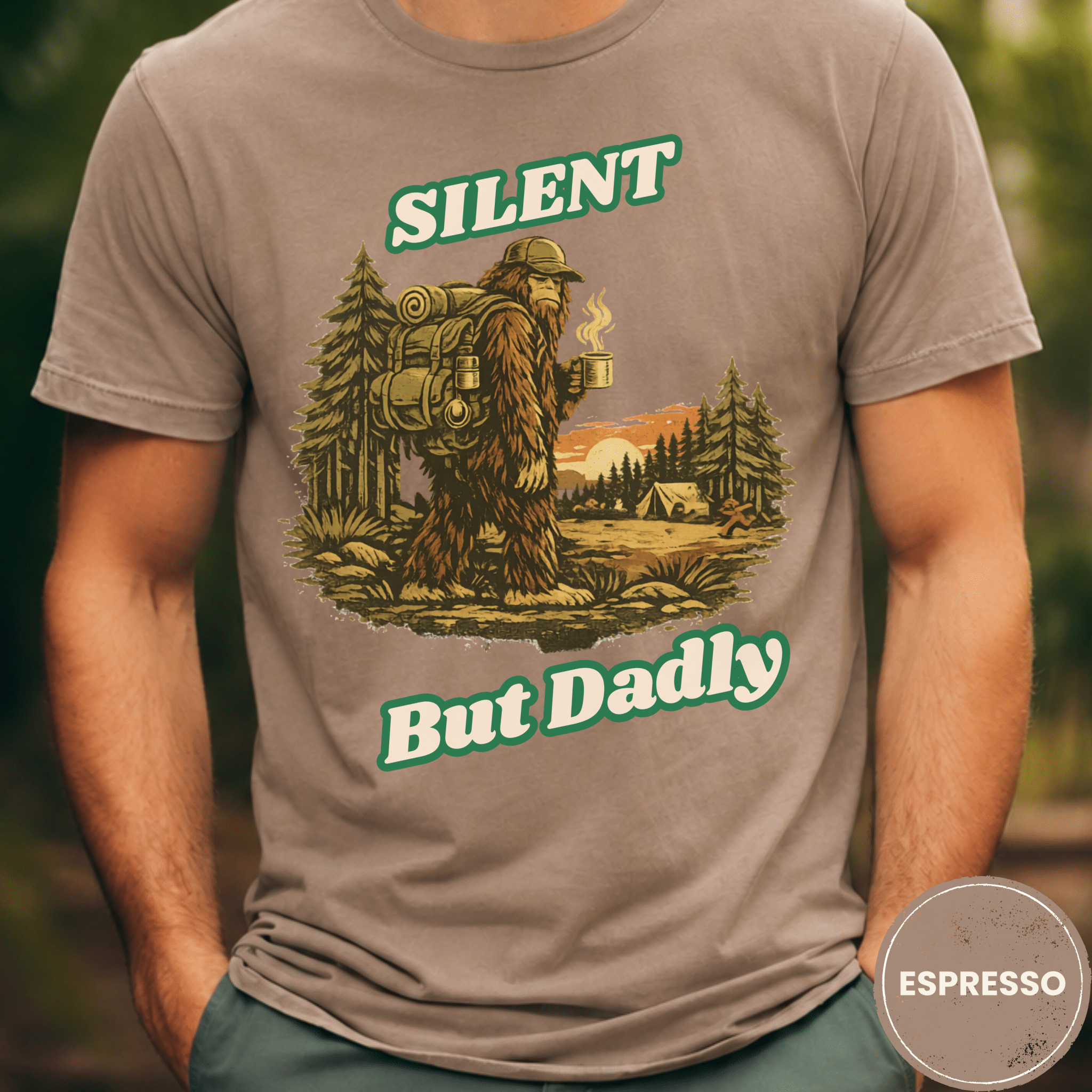 Comfort Colors® Silent But Dadly Tee - Deadpan Outdoors Co.
