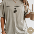 Funny Possum Coffee Shirt, Need Coffee Shaky Possum Tee, Caffeine Addict Gift, Sarcastic Coffee Lover Gift, Tired Mom Coffee Shirt - Deadpan Outdoors Co.