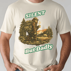 Comfort Colors® Silent But Dadly Tee - Deadpan Outdoors Co.