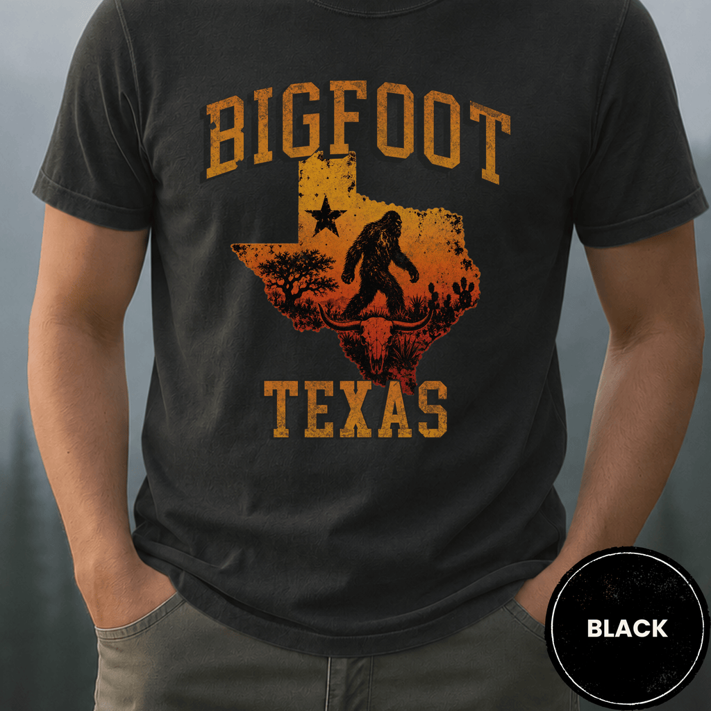 Comfort Colors® Bigfoot Texas State Tee - Deadpan Outdoors Co.