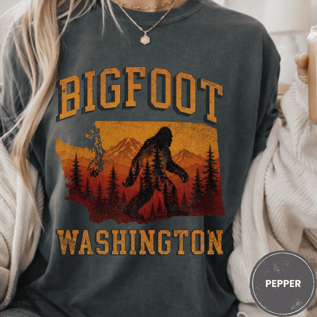 Comfort Colors® Bigfoot Washington State Tee - Deadpan Outdoors Co.