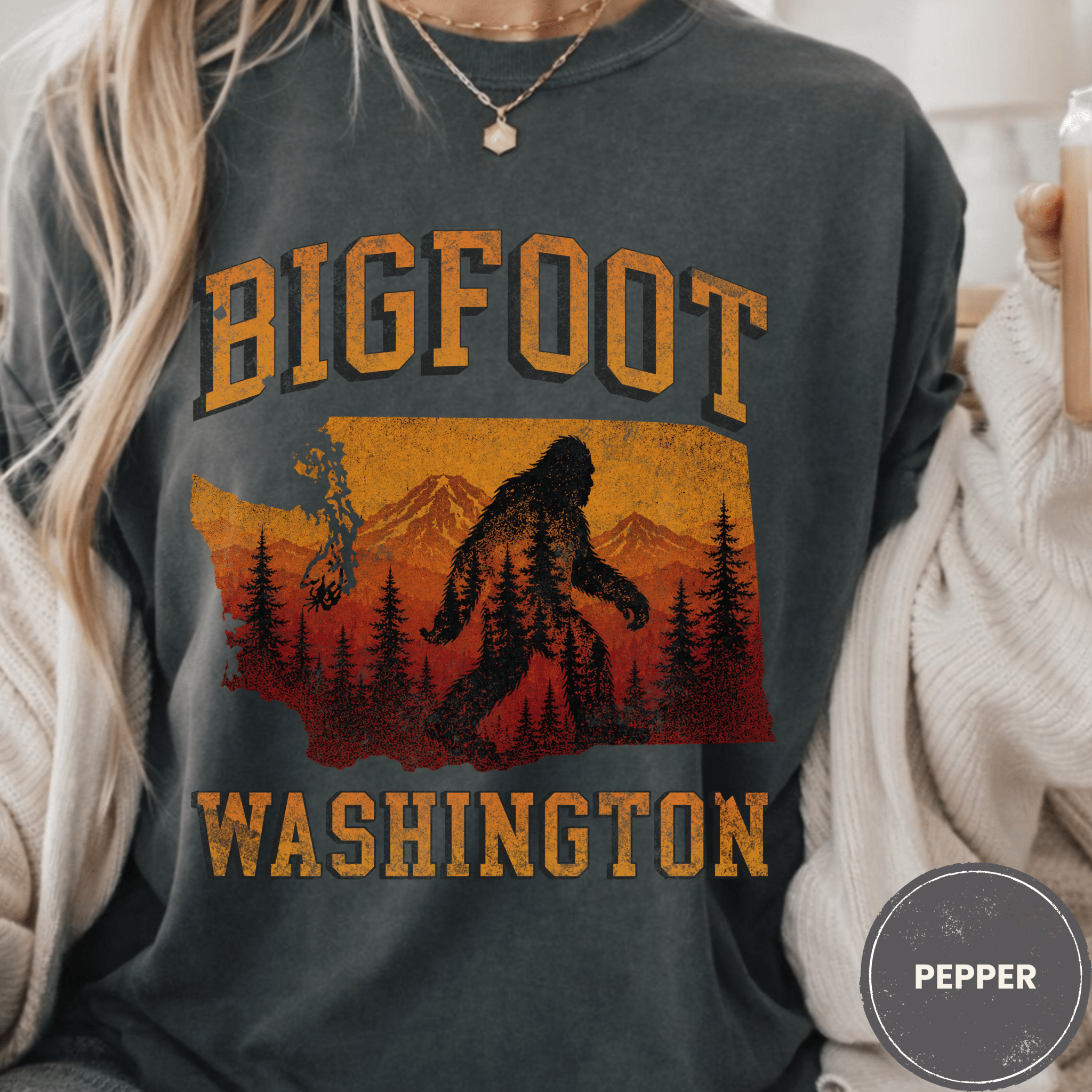 Comfort Colors® Bigfoot Washington State Tee - Deadpan Outdoors Co.