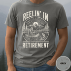 Comfort Colors® Reelin' In Retirement Shirt, Funny Fishing Retiree Tee, Retired Fisher Gift, Fishing Retirement T-Shirt - Deadpan Outdoors Co.