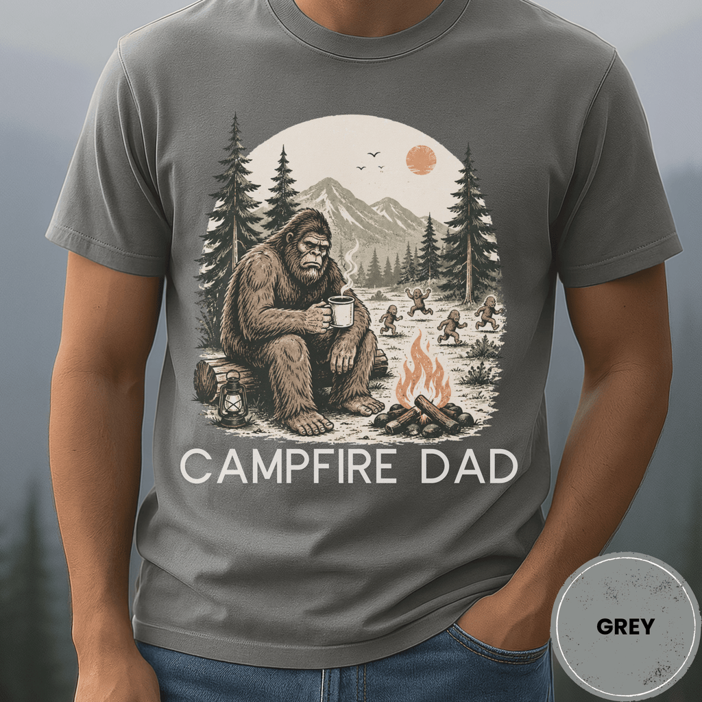 Comfort Colors® Campfire Dad Shirt - Deadpan Outdoors Co.